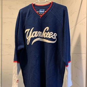 Yankees cotton twill Adidas Jersey. Authentic. Purchased at Yankees Stadium.